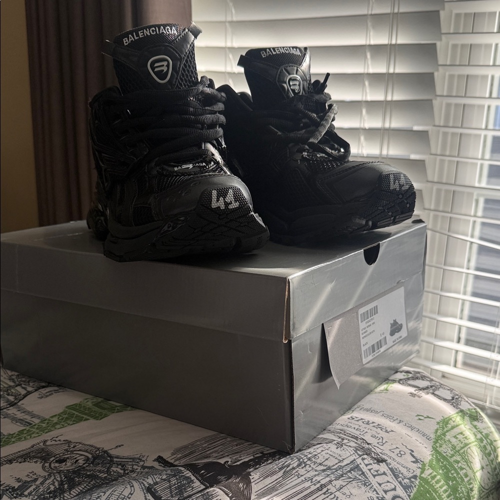 Balenciaga Kids Black High-Top Sneakers
